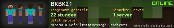 Benutzerleisten 560x90 für BKBK21