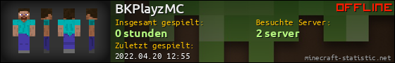 Benutzerleisten 560x90 für BKPlayzMC