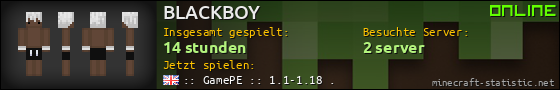 Benutzerleisten 560x90 für BLACKBOY