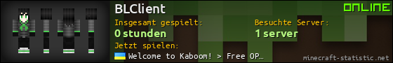 Benutzerleisten 560x90 für BLClient
