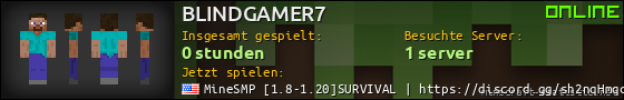 Benutzerleisten 560x90 für BLINDGAMER7