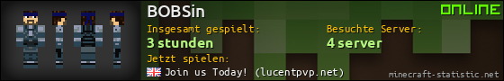 Benutzerleisten 560x90 für BOBSin