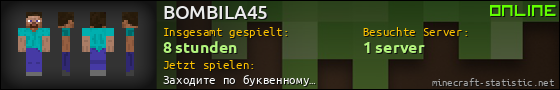 Benutzerleisten 560x90 für BOMBILA45