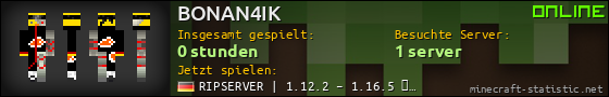 Benutzerleisten 560x90 für BONAN4IK