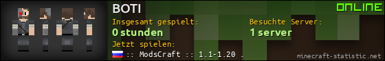 Benutzerleisten 560x90 für BOTI