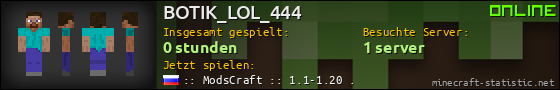 Benutzerleisten 560x90 für BOTIK_LOL_444