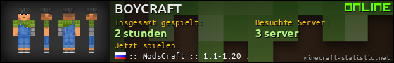 Benutzerleisten 560x90 für BOYCRAFT