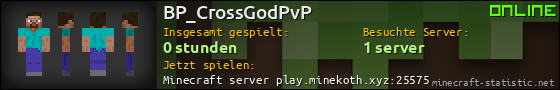 Benutzerleisten 560x90 für BP_CrossGodPvP