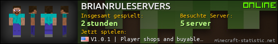 Benutzerleisten 560x90 für BRIANRULESERVERS