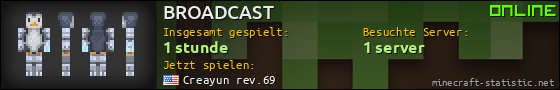 Benutzerleisten 560x90 für BROADCAST
