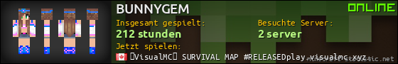 Benutzerleisten 560x90 für BUNNYGEM