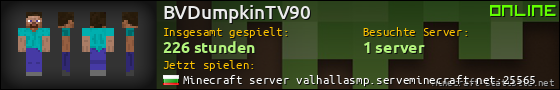 Benutzerleisten 560x90 für BVDumpkinTV90