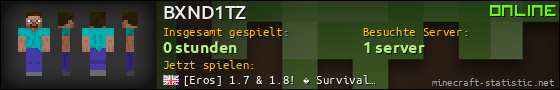 Benutzerleisten 560x90 für BXND1TZ