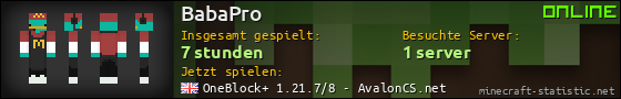 Benutzerleisten 560x90 für BabaPro