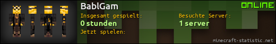 Benutzerleisten 560x90 für BablGam
