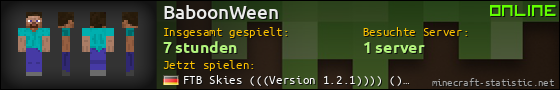 Benutzerleisten 560x90 für BaboonWeen