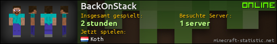 Benutzerleisten 560x90 für BackOnStack