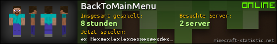 Benutzerleisten 560x90 für BackToMainMenu