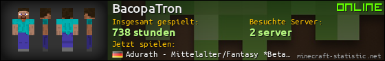 Benutzerleisten 560x90 für BacopaTron