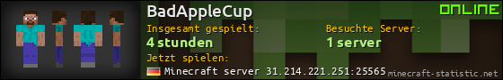 Benutzerleisten 560x90 für BadAppleCup