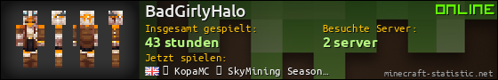 Benutzerleisten 560x90 für BadGirlyHalo