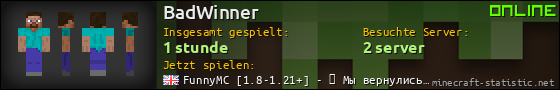 Benutzerleisten 560x90 für BadWinner