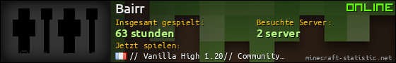 Benutzerleisten 560x90 für Bairr