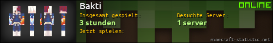Benutzerleisten 560x90 für Bakti