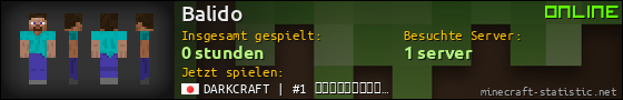 Benutzerleisten 560x90 für Balido