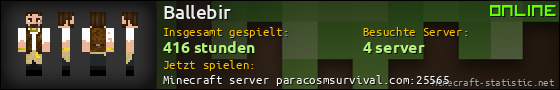 Benutzerleisten 560x90 für Ballebir