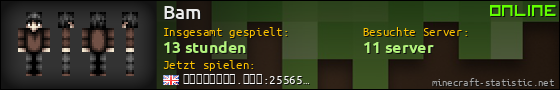 Benutzerleisten 560x90 für Bam