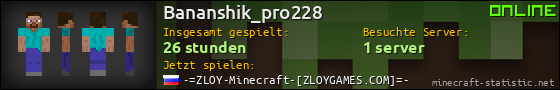 Benutzerleisten 560x90 für Bananshik_pro228