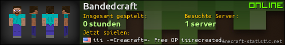 Benutzerleisten 560x90 für Bandedcraft