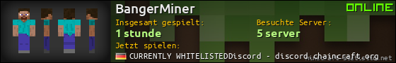 Benutzerleisten 560x90 für BangerMiner