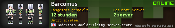 Benutzerleisten 560x90 für Barcomus