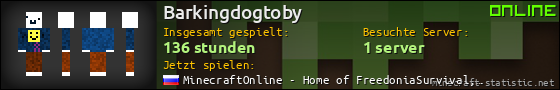 Benutzerleisten 560x90 für Barkingdogtoby