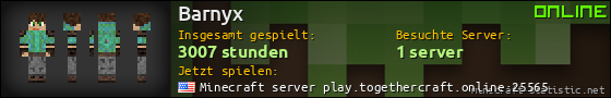 Benutzerleisten 560x90 für Barnyx