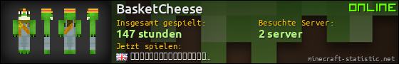 Benutzerleisten 560x90 für BasketCheese