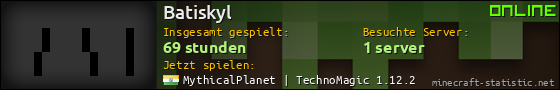 Benutzerleisten 560x90 für Batiskyl