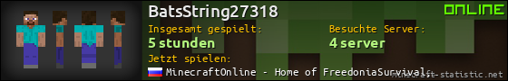 Benutzerleisten 560x90 für BatsString27318