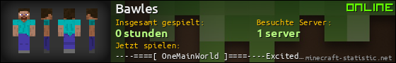 Benutzerleisten 560x90 für Bawles