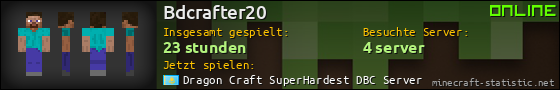 Benutzerleisten 560x90 für Bdcrafter20