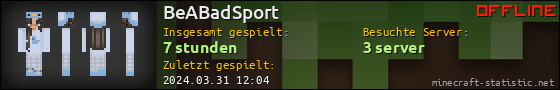 Benutzerleisten 560x90 für BeABadSport