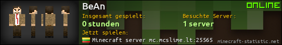 Benutzerleisten 560x90 für BeAn