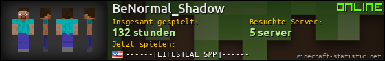 Benutzerleisten 560x90 für BeNormal_Shadow