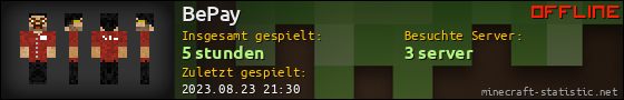 Benutzerleisten 560x90 für BePay