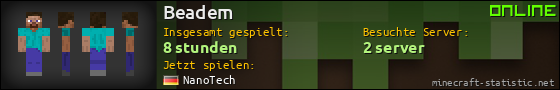Benutzerleisten 560x90 für Beadem