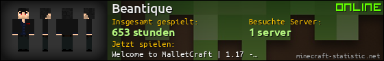 Benutzerleisten 560x90 für Beantique