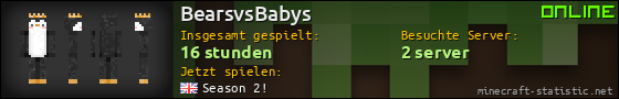 Benutzerleisten 560x90 für BearsvsBabys