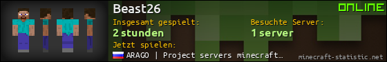 Benutzerleisten 560x90 für Beast26